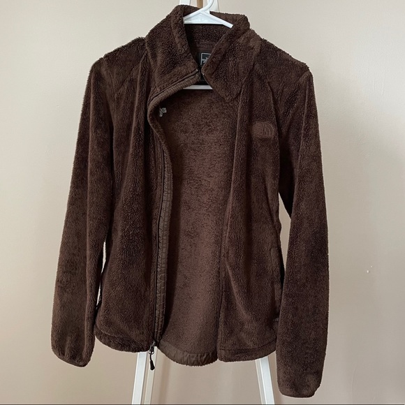North Face Fluffy Brown Fleece Jacket - Picture 4 of 6